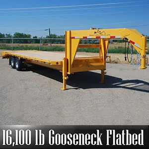 14k Gooseneck Flatbed Trailers