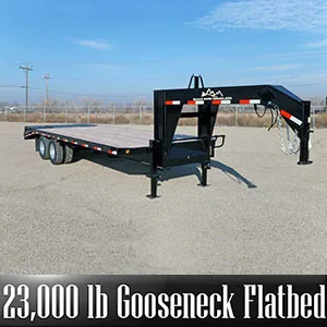 20k Gooseneck Flatbed Trailers