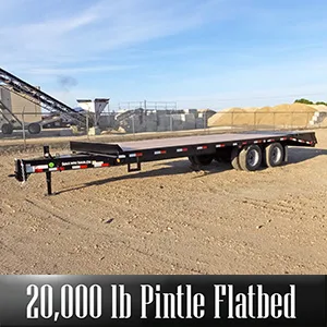 20k Pintle Flatbed Trailers