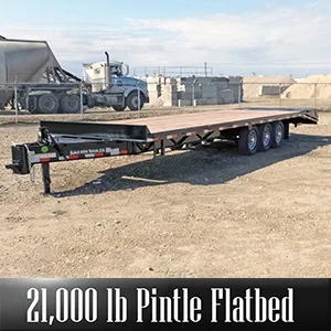 21k Pintle Flatbed Trailers