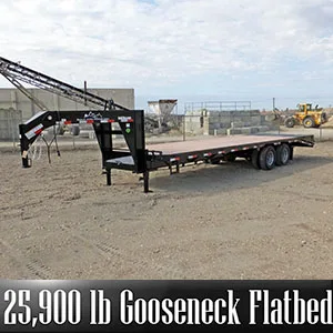 24k Gooseneck Flatbed Trailers