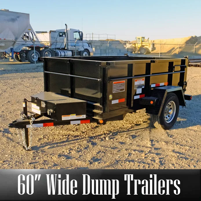 60 Wide Dump Trailers
