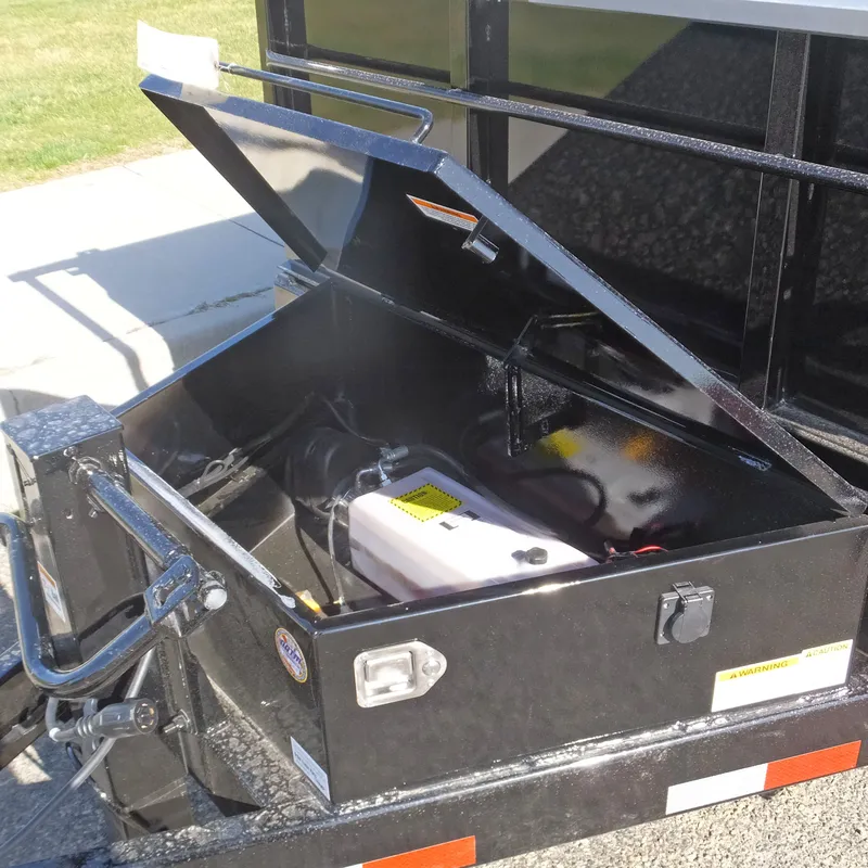 Snake River 82 Wide Low Deck Dump Trailer