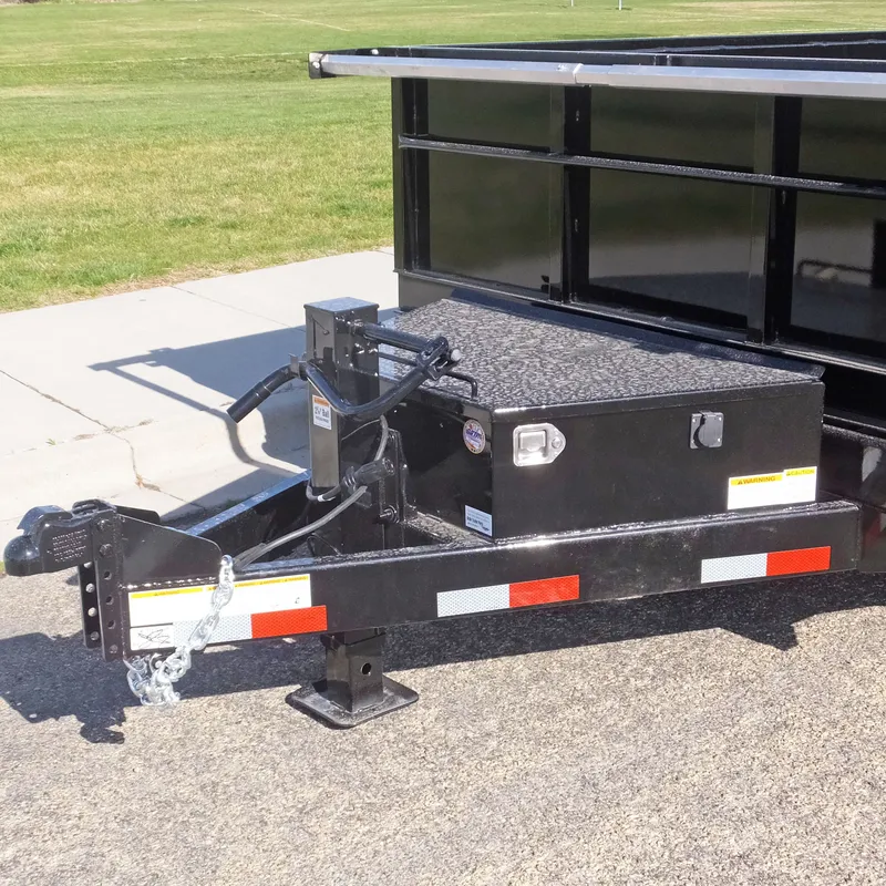 Snake River 82 Wide Low Deck Dump Trailer