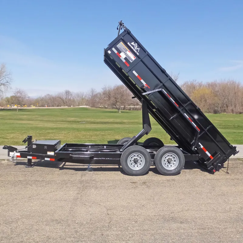 Snake River 82 Wide Low Deck Dump Trailer