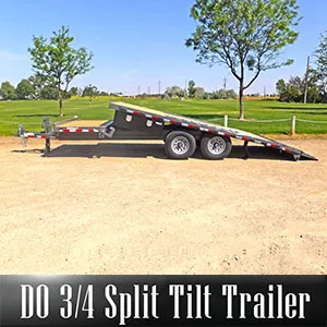 Deck Over 3/4 Tilt Trailers