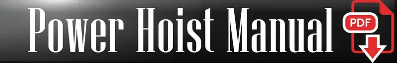 Power Hoist Manual