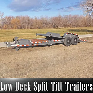 Low-Deck 3/4 Tilt Trailers